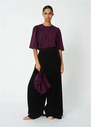Frill bluse Beetroot Stella Nova 